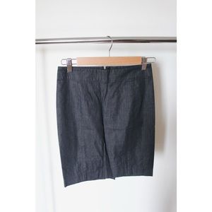 Loft denim pencil skirt